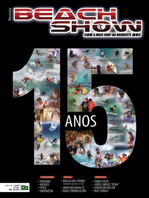 Capa Beach Show edição 62 — 15 anos