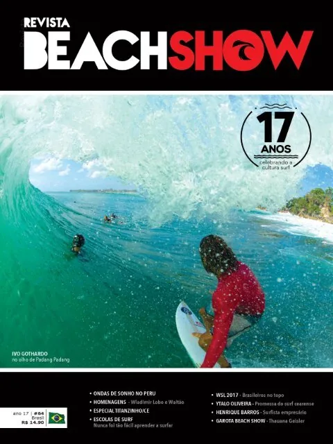 Capa Beach Show edição 64 — 17 anos com Ivo Gothardo