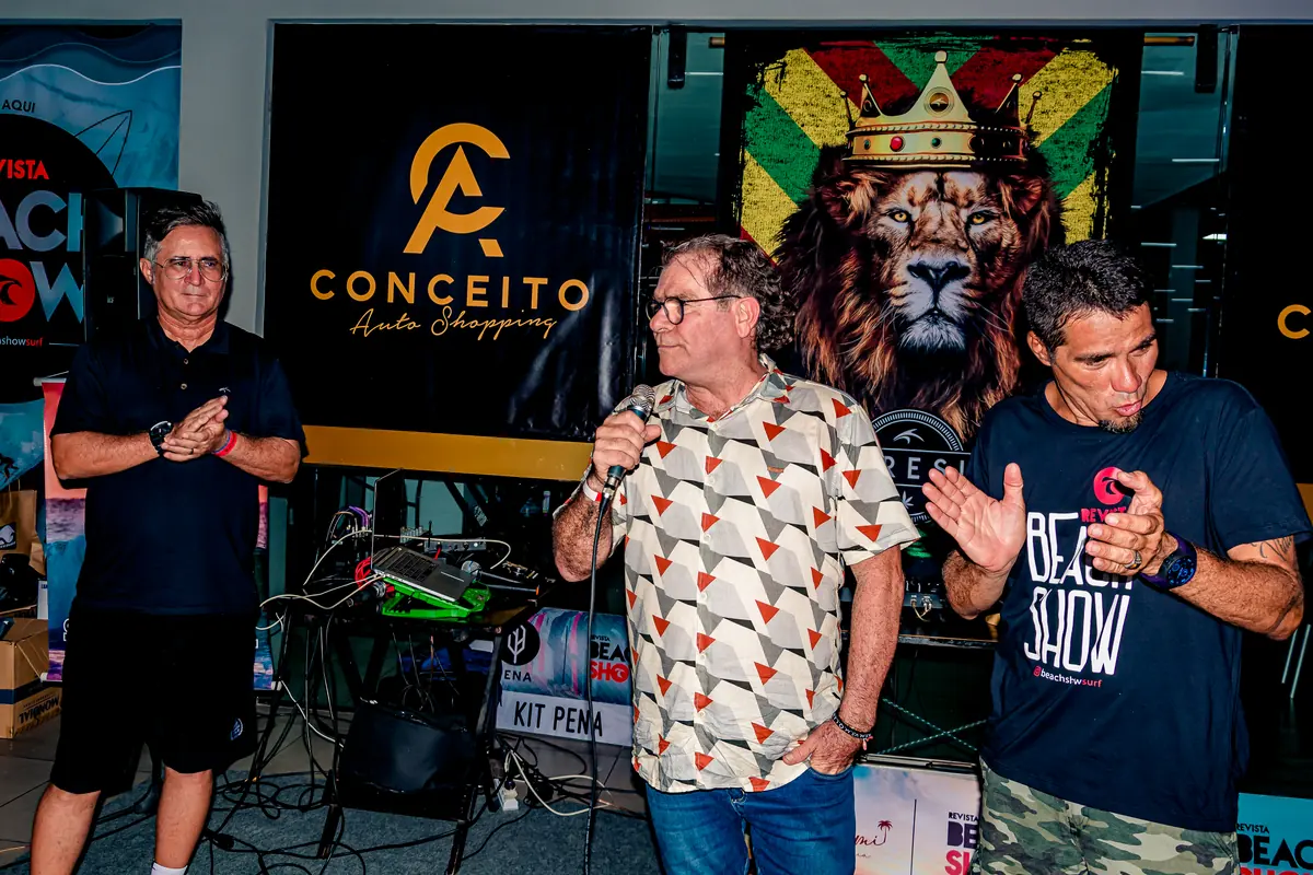 Palavras de agradecimento durante a cerimônia