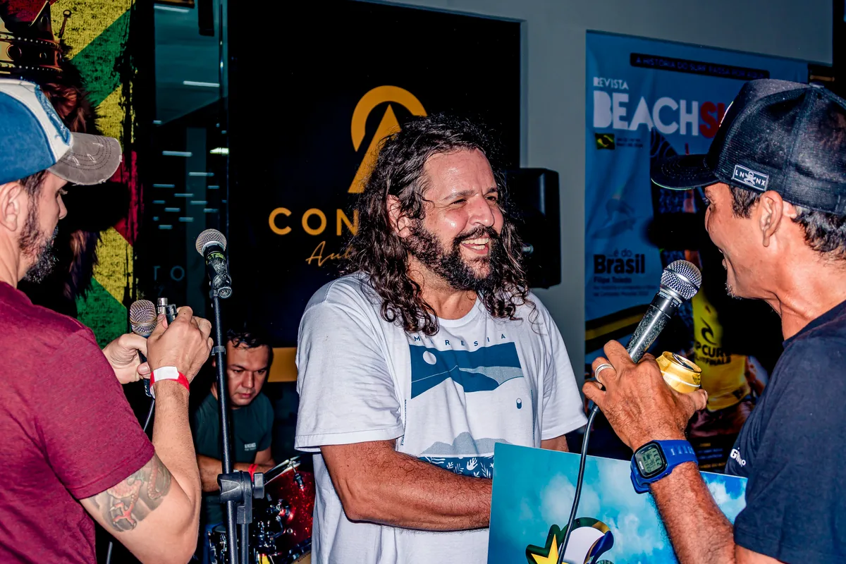 Bastidores animados durante o lançamento